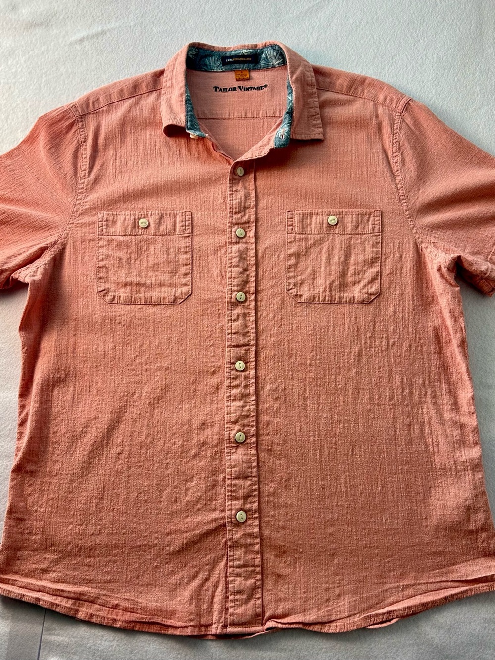 Tailor Vintage Luxe Performance Button Up Men’s Large